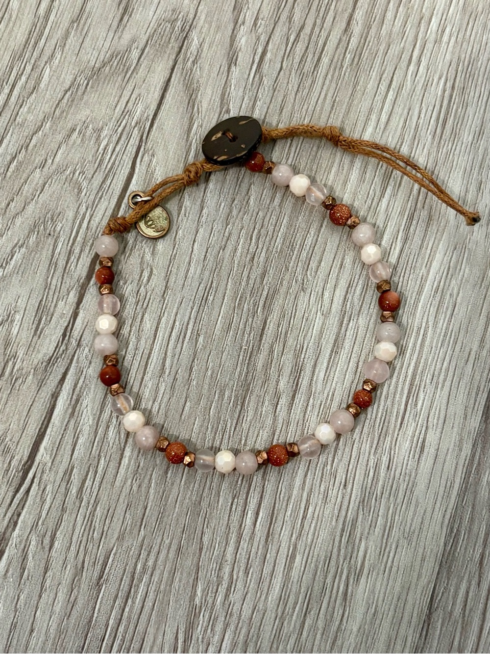 Lotus and Luna Healing Bracelet 🩷